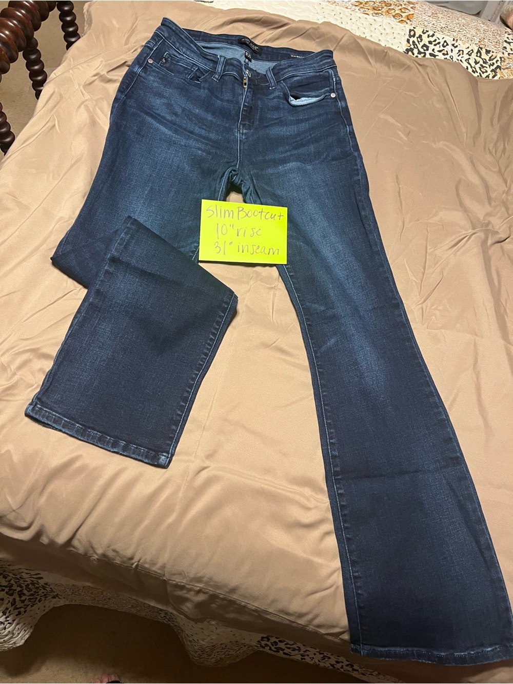 Judy Blue Dark Blue Slim Bootcut Jeans Size 9/29 - JB8216DK